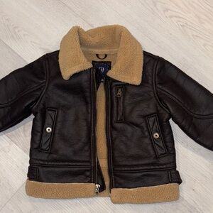 GAP Tan Shearling Jacket